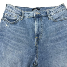 Load image into Gallery viewer, True Religion Starr Mid Rise Cropped Straight Distressed Jeans Women Size 29
