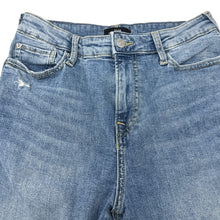 Load image into Gallery viewer, True Religion Starr Mid Rise Cropped Straight Distressed Jeans Women Size 29
