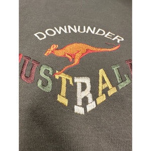 Vintage Australia Kangaroo Down Under Embroidered T-Shirt Large Goose's