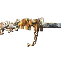 Load image into Gallery viewer, 14K Yellow Gold Elephant Bracelet 9.36 g Solid Gold Link Chain Jewelry
