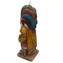 Load image into Gallery viewer, Vintage Candle Native American Figure
