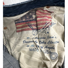 Load image into Gallery viewer, Robin’s Jeans Distressed Denim Wing Back Embroidery Size 40
