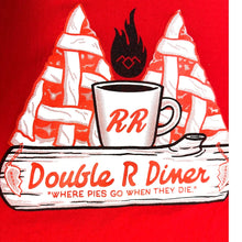 Load image into Gallery viewer, TeeFury Double R Diner Twin Peaks Red Graphic T-Shirt XXXL 3XL
