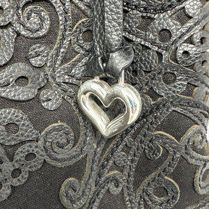 Brighton Black Lace Katusha Purse Bag Tote