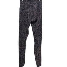Load image into Gallery viewer, Lululemon Align Crop Lacescape Spanish Rose Black Yoga Pants Size 4
