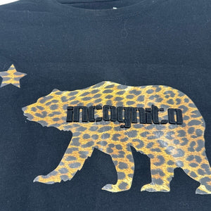 RARE Brooklyn Standard “Incognito” Leopard Bear Graphic T-Shirt Medium