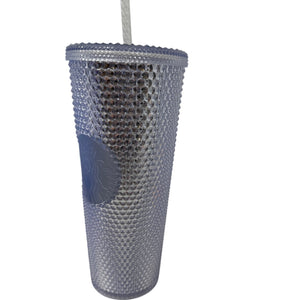24 Ounce Starbucks Silver Studded Tumbler