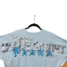 Load image into Gallery viewer, Tokyo Disney Resort Glitter Logo Shirt Light Blue Silver &amp; Blue Mickey
