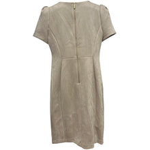 Load image into Gallery viewer, Calvin Klein Dress Size 10 Cream Tan Zip New
