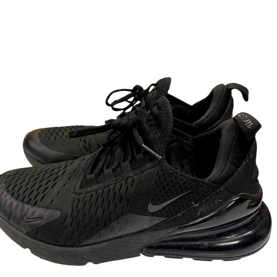 Nike Air 270 Triple Black Max Tennis Sneakers Women 8 1/2
