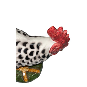 Fitz and Floyd Vintage Hand Crafted Speckled Ceramic Rooster