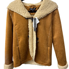 Load image into Gallery viewer, Catherine Malandrino Faux Fur Sherpa Coat Large
