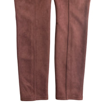 Load image into Gallery viewer, Spanx Faux Suede Leggings Women’s Medium Merlot/Burgundy NWT
