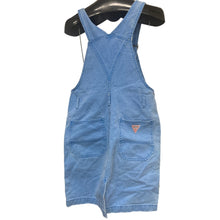 Load image into Gallery viewer, Vintage Guess Jean Overalls Skirt Size 2 Denim 80&#39;s
