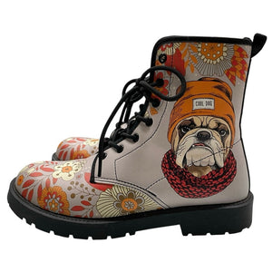 Groove Kicks Cool Bulldog Classic Vibe Women’s Boots 7 Vegan