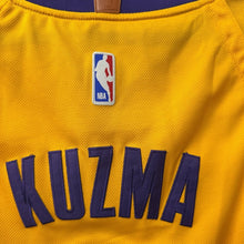 Load image into Gallery viewer, Nike NBA Lakers Kyle Kuzma #0 Jersey Swingman Yellow Size 50 Wish Patch
