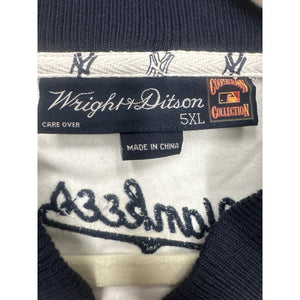 New York Yankees Jacket Cooperstown Collection 5XL Wright & Ditson Baseball MLB