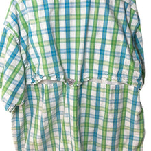 Load image into Gallery viewer, Columbia PFG Super Bonehead Men’s 2XT Plaid Vented Fishing Shirt Green Blue
