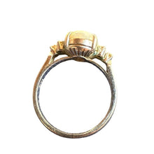 Load image into Gallery viewer, 18K White Gold Opal &amp; Diamond Ring 3.23g Size 6.25
