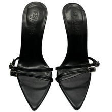 Load image into Gallery viewer, Femme Los Angeles Naxos Slip Heel Black Size 4.5
