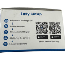 Load image into Gallery viewer, DE520 2-Pack 2K Wireless WiFi Security Cameras Rechargeable CloudEdge Open Box
