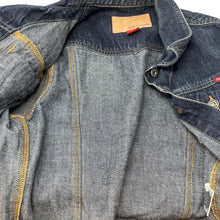 Load image into Gallery viewer, Vintage Y2K Guess Jean Jacket M Cropped Denim 90s Trucker
