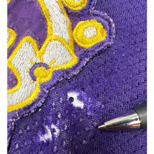 Load image into Gallery viewer, Vintage Bob McCarthy Crown Mesh Hockey Jersey Purple Gold Men’s Medium USA
