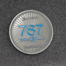 Load image into Gallery viewer, Boeing 787 Dreamliner First Flight Team Member Coin Compass Case Set
