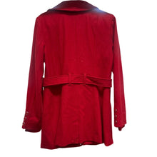 Load image into Gallery viewer, G by Guess Coat Red XL Belted Wool Blend
