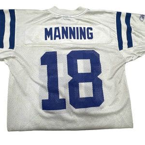 Peyton Manning #18 Reebok Jersey NFL Indianapolis Colts Medium