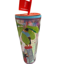 Load image into Gallery viewer, Starbucks x Monyee Chau Artist Collaboration 24oz Cold Cup Tumbler NWT 2024
