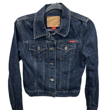 Load image into Gallery viewer, Vintage Y2K Guess Jean Jacket M Cropped Denim 90s Trucker
