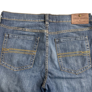Cody James Men’s Jeans 34x32 Medium Wash Bootcut Western Denim