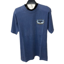 Load image into Gallery viewer, Vintage Whale Distressed T-Shirt Maui Hawaii Blue 90&#39;s Large
