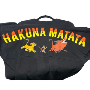 The Lion King Hakuna Matata Spirit Long Sleeve Jersey Small Disney