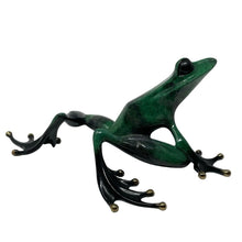 Load image into Gallery viewer, Bronze Frogman Tim Cotterill Frog Sculpture Hand-Painted Signed 301/1000
