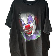 Load image into Gallery viewer, Halloween Creepy Clown Graphic T Shirt 3XL Black Horror Scary Tee
