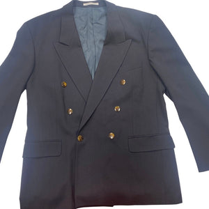 Vintage Yves Saint-Laurent Black Wool Coat