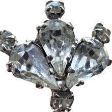 Load image into Gallery viewer, Vintage 1950s Kramer Diamond Look Rhinestone Necklace Earring Set Box
