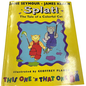 Splat Tale of a Colorful Cat 1998 First Impression HC Dust Jacket Jane Seymour