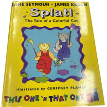 Load image into Gallery viewer, Splat Tale of a Colorful Cat 1998 First Impression HC Dust Jacket Jane Seymour
