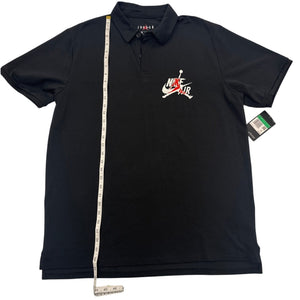 Nike Air Jordan Black Polo Shirt XL NWT CK228