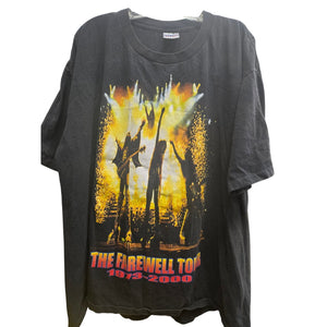 Vintage KISS Farewell Tour 2000 T Shirt XXL 2XL All Sport Double Sided