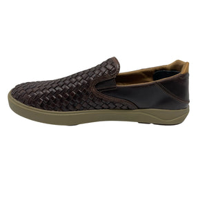 Lae'ahi Lauhala Woven Leather Shoes Olukai Moccasin 10.5