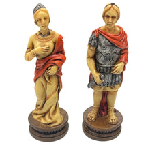 Load image into Gallery viewer, Vintage 2001 The Chessmen Roman Empire Chess Pieces Complete 32pc No Board
