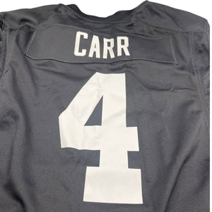 Nike Raiders Derek Carr #4 Jersey Black NFL Size Large