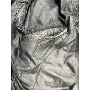First Genuine Black Leather Jacket Harley Davidson Size 44