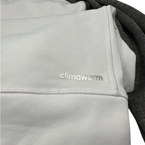 Adidas Climawarm Pullover Hoodie Large Comfy White & Grey