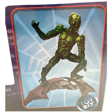 Load image into Gallery viewer, Green Goblin Vintage Toy Biz Spiderman Movie Series 1 with Glider and Base
