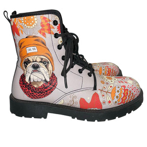 Groove Kicks Cool Bulldog Classic Vibe Women’s Boots 7 Vegan